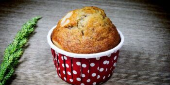 Mini bolo de banana e queijo