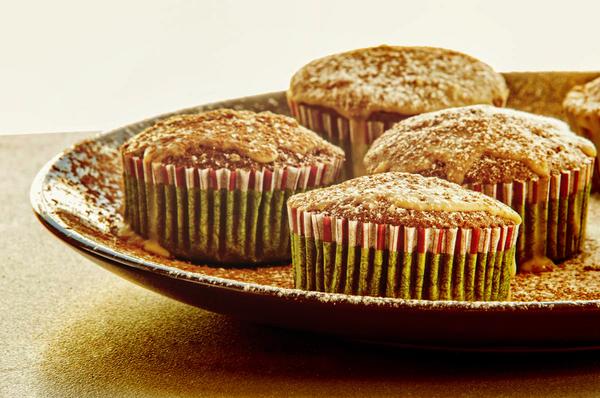 mini bolo de amendoim
