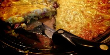 omelete assada com legumes