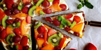 cheesecake com frutas frescas