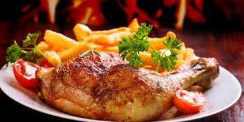 churrasco de coxas de frango