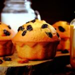 muffin com passas tudo gostoso