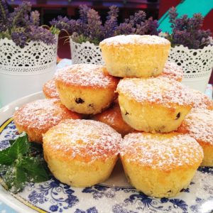 Mini bolo de laranja