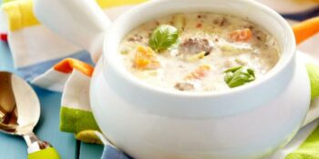 sopa de queijo e cenoura