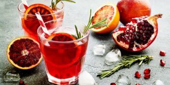 caipirinha de toranja e romã