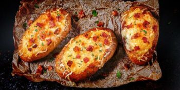 batata assada com queijo provolone