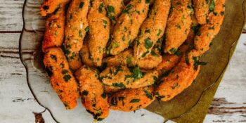 croquete de quinoa e gergelim