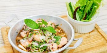salada de salmão