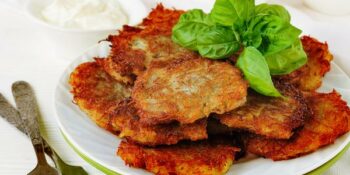 panqueca com batata crua