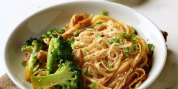 fettuccine com frango