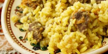 arroz árabe com carneiro