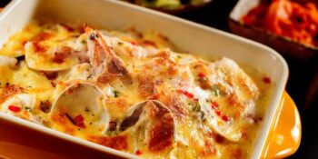 Gratinado de frutos do mar