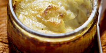 gratinado de haddock defumado