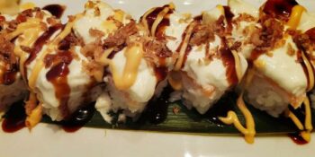 sushi nigiri de salmão