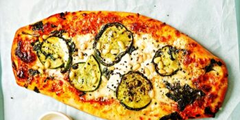 foccacia com abobrinha e espinafre