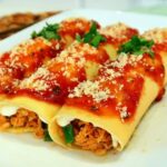 Panqueca de frango com catupiry que quebra galho todas as horas