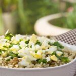 Receita de arroz com lentilhas e ovos cozidos - Imagem por Receitas Agora
