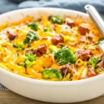 Creme de alho parmesão brócolis e bacon - Imagem por Receiteria