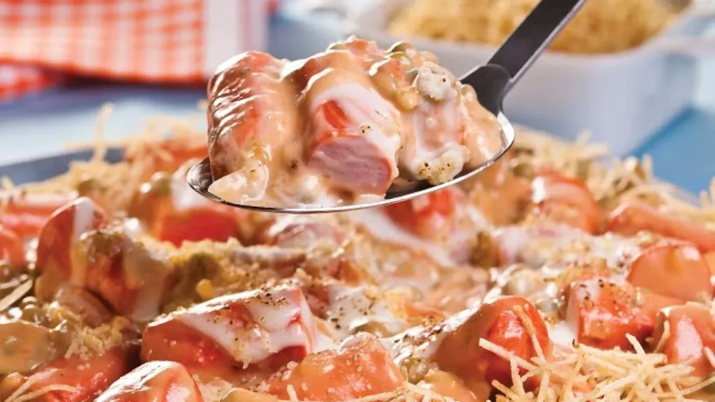 Gratinado de Salsicha com legumes - Imagem por Xtudo Receitas