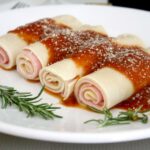 canelone de presunto e queijo tudo gostoso