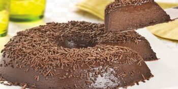 Pudim de brigadeiro de café