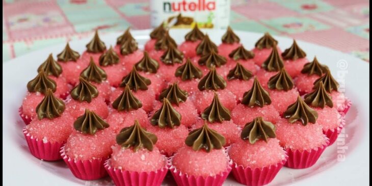 Brigadeiro de Morango com Nutella - Imagem por Bru na Cozinha