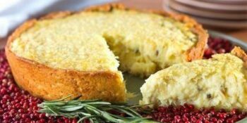 torta de bacalhau desfiado