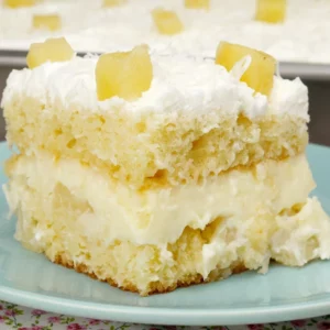 Bolo gelado de abacaxi com coco - tudo gostoso ana maria