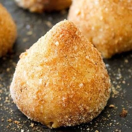 Coxinha de Batata Doce low carb sem trigo