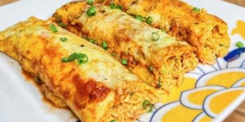 Panqueca de frango com milho