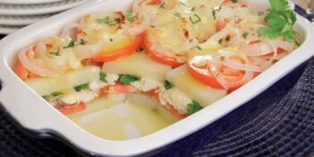 filé de peixe ao forno com batatas