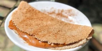 Tapioca de doce de leite