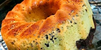 Bolo Mesclado de Iogurte com Aveia (sem glúten)