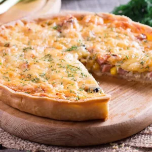 Torta Pizza de Presunto e Queijo - Imagem por Tecnonotícias