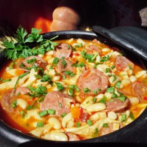 dobradinha com feijão branco - Imagem por Receitas