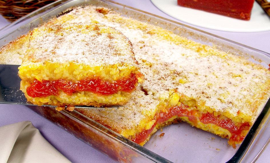 Pamonha Recheada com Goiabada - Imagem por Receitas Agora