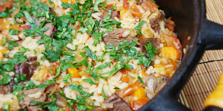 Arroz de Carreteiro com Carne de Sol - Imagem por Receitas sem Fronteiras