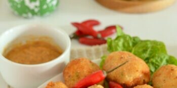 Bolinho de arroz com batata