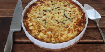 Torta de abobrinha fit
