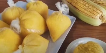 Pamonha no saquinho para Festa Junina