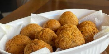 Bolinho de bacalhau com batata