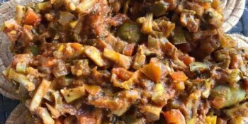 Carne de casca de banana