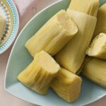 Pamonha com requeijão