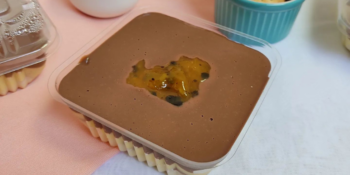 Pavê de maracujá com chocolate