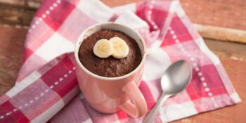 Bolo de caneca vegano