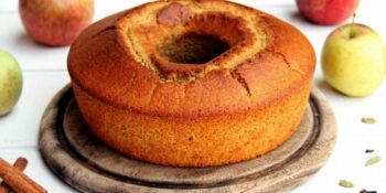 Bolo de maçã de liquidificador
