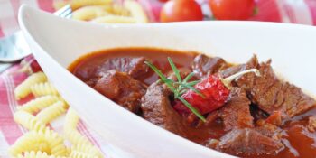 Carne assada na panela de pressão