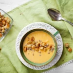 Sopa com batata baroa