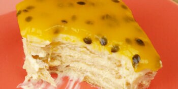 Pavê de maracujá para o Natal
