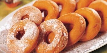 Rosquinha de trigo frita